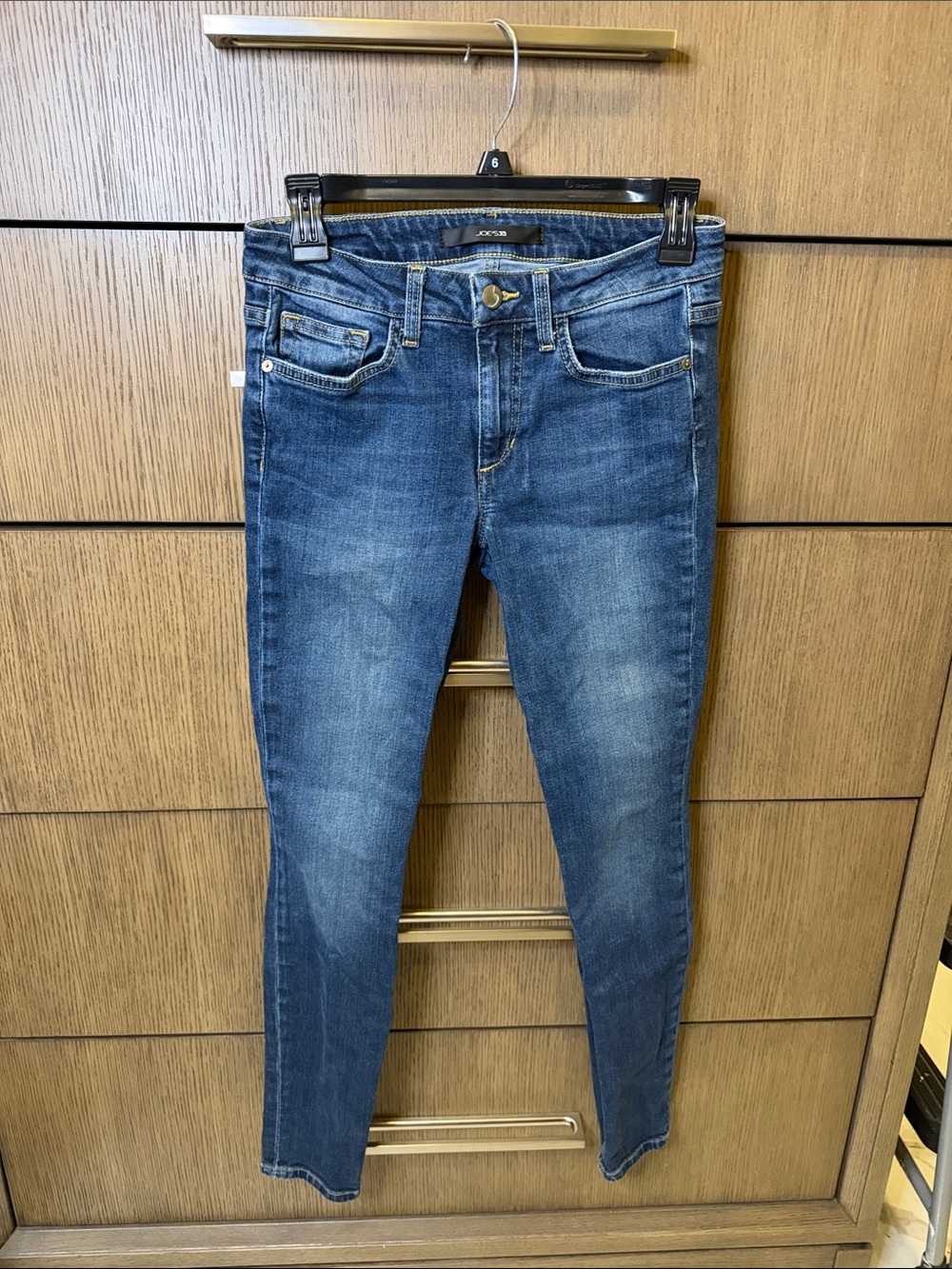 Joe's Jeans Blue Skinny Jeans with Subtle Fade